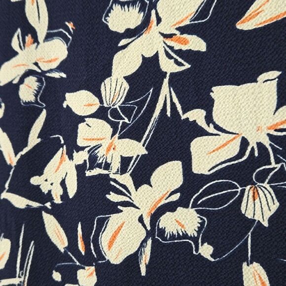 Caslon Floral Print Long Sleeve Drop Waist Minidress - Picture 4 of 7